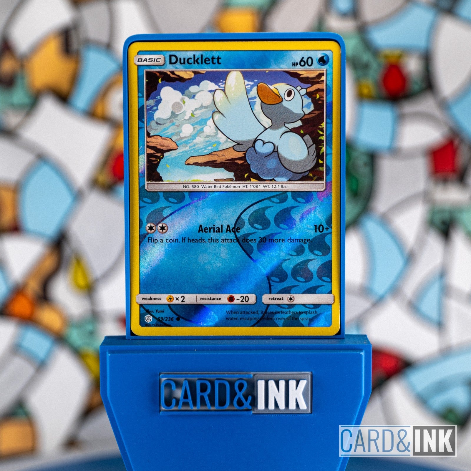 Ducklett Reverse Holo [59/236] (Cosmic Eclipse) cardandink - CIL-000108