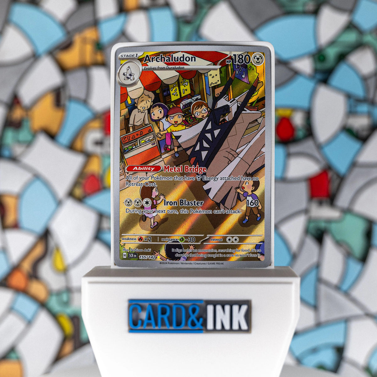 155 142 pokemon card Archaludon 155/142 Stellar Crown Deck Colors - choose one:FAB SD Amber & Sapphire pokemon trading card shops near me Most expensive Pokémon card