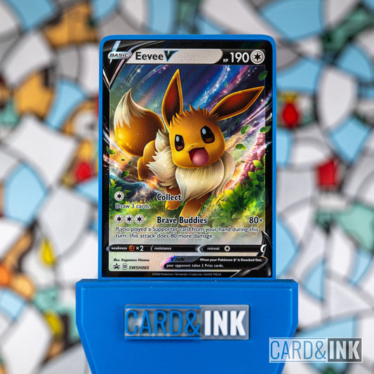 Eevee V Promo SWSH065 Sword & Shield Promo Pokemon Card NM - CIL-000257