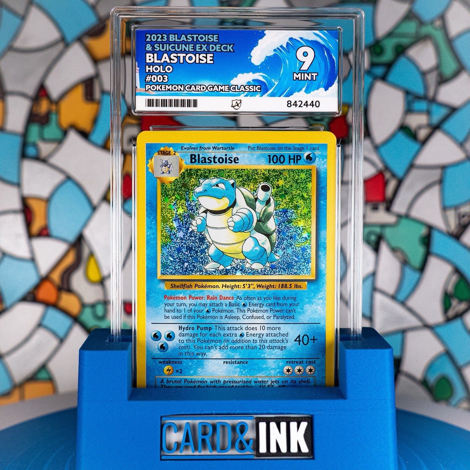 Blastoise 003 Pokemon Card Game Classic 2023 Holo ACE 9 - CIL-000369