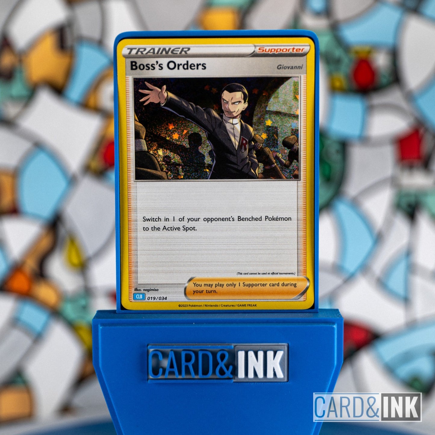 Boss's Orders Holo 019/034 TCGC Blastoise Deck Pokemon Card NM - CIL-000076