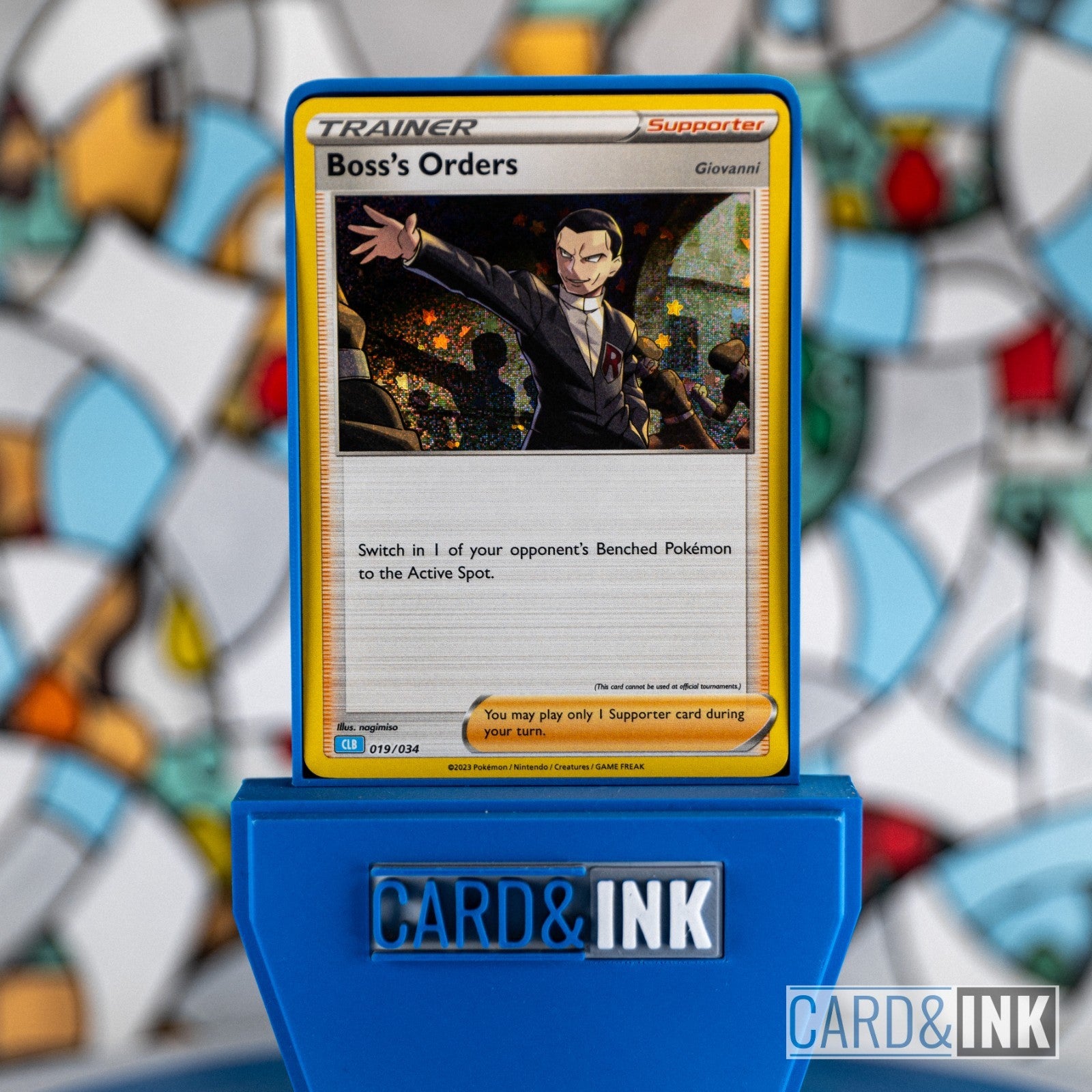 Boss's Orders Holo 019/034 TCGC Blastoise Deck Pokemon Card NM - CIL-000076