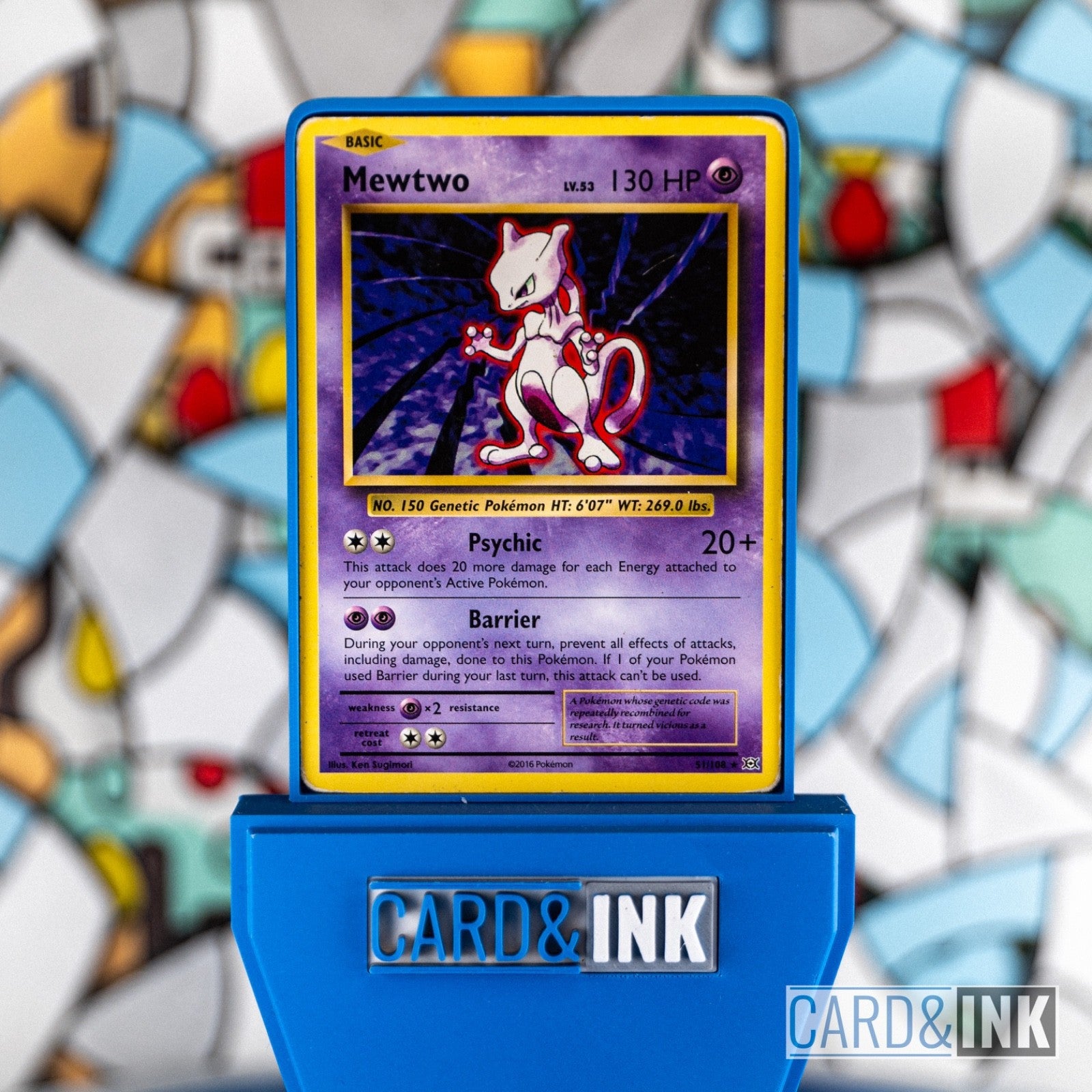 Mewtwo 51/108 XY Evolutions Pokemon Card MP - CIL-000254