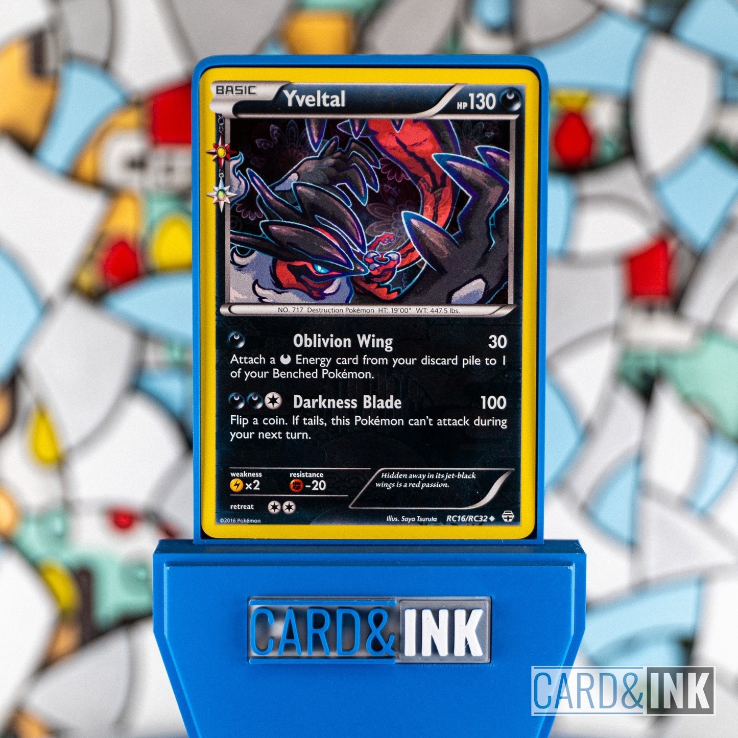 Yveltal Holo RC16 XY Generations Pokemon Card MP - CIL-000281