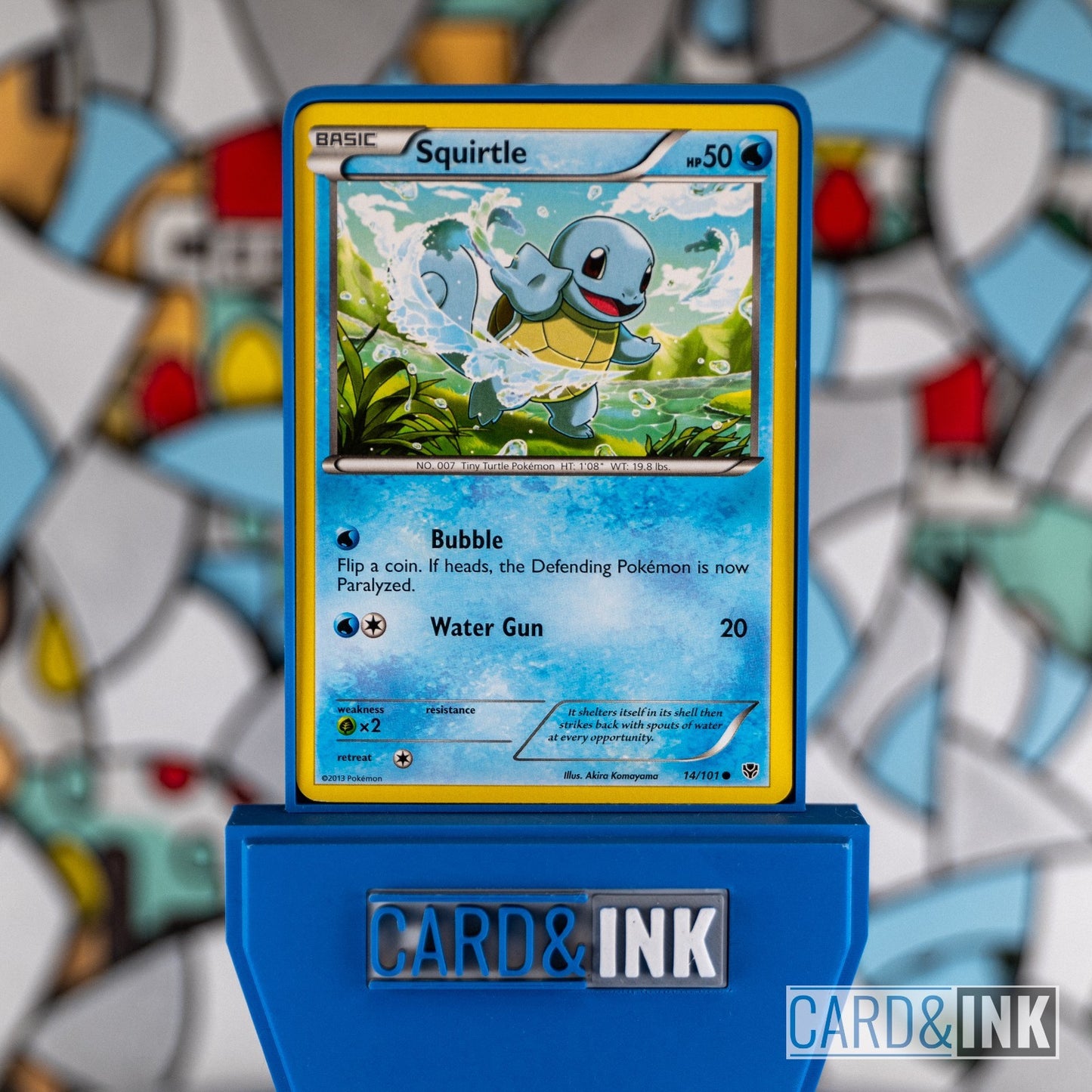 Squirtle 14/101 Plasma Blast Pokemon Card LP - CIL-000349