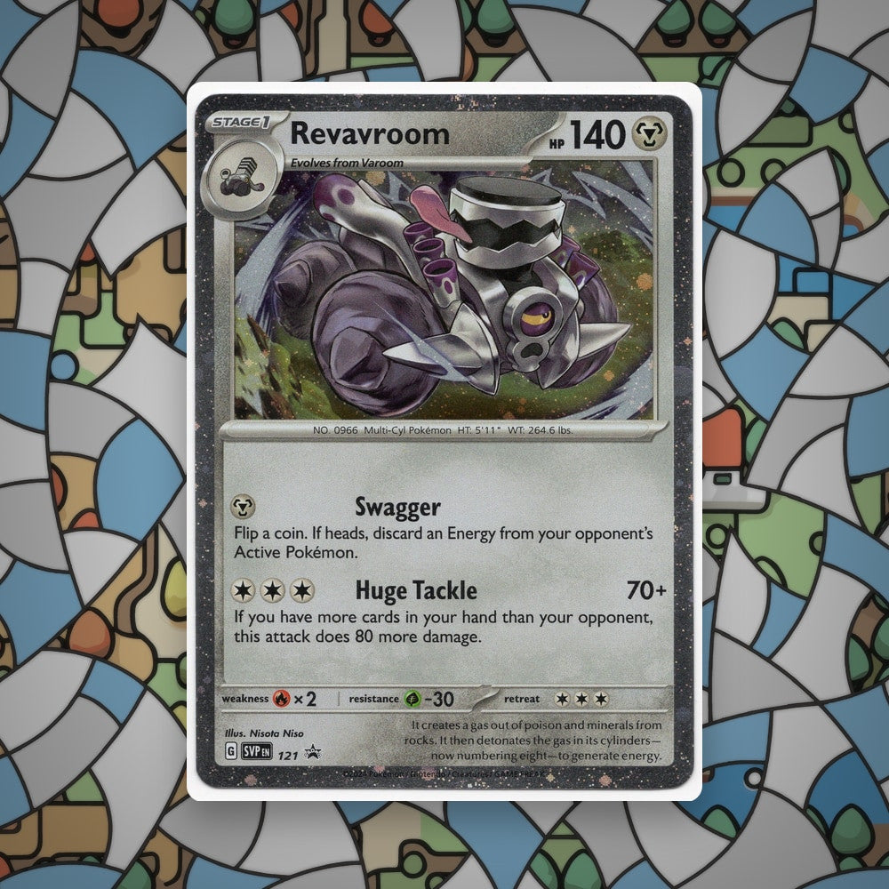 Pokemon Revaroom SVP 121 Black Star Promo Cosmos Holo NM - CIL-000530
