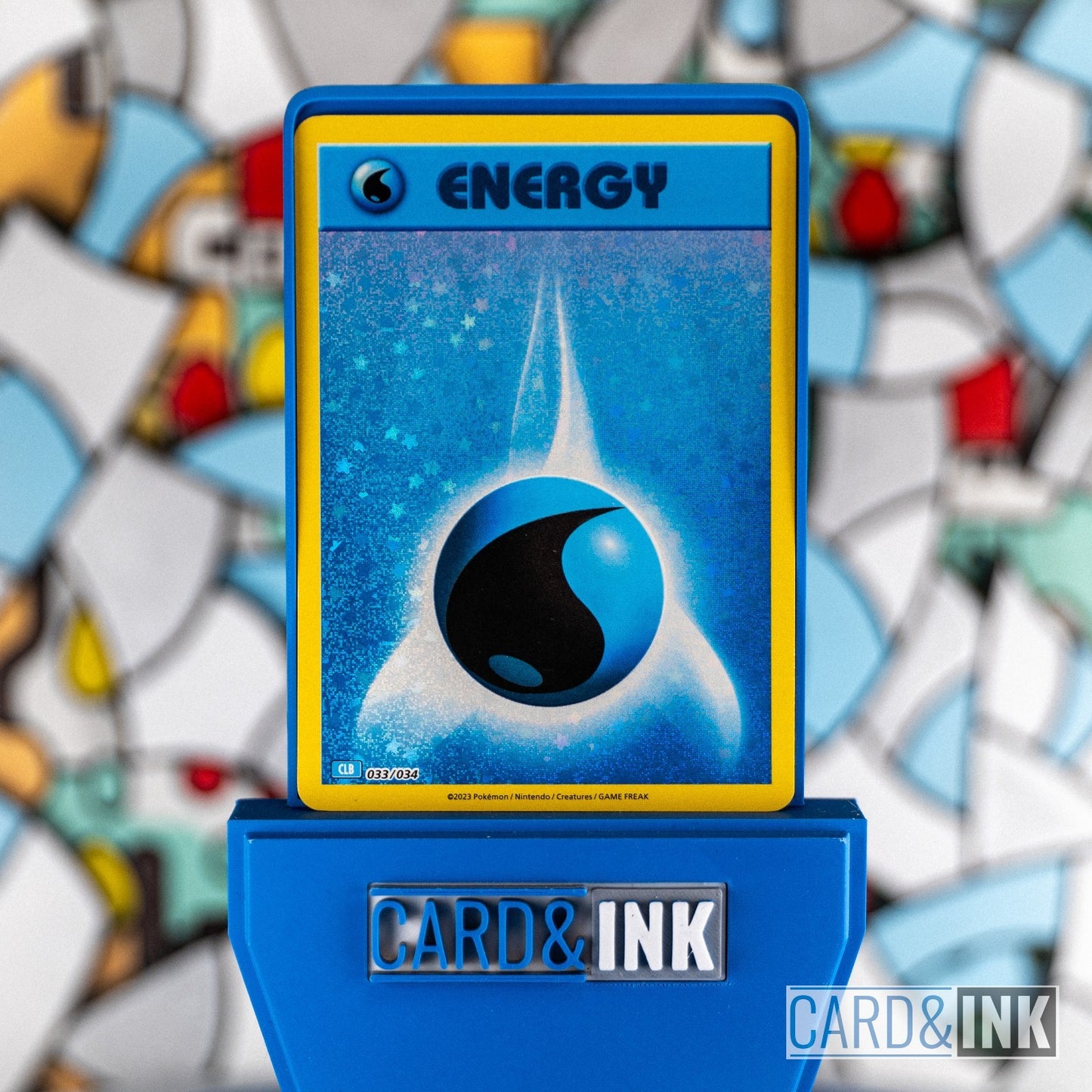 Water Energy Holo 033/034 TCGC Blastoise Deck Pokemon Card NM - CIL-000129