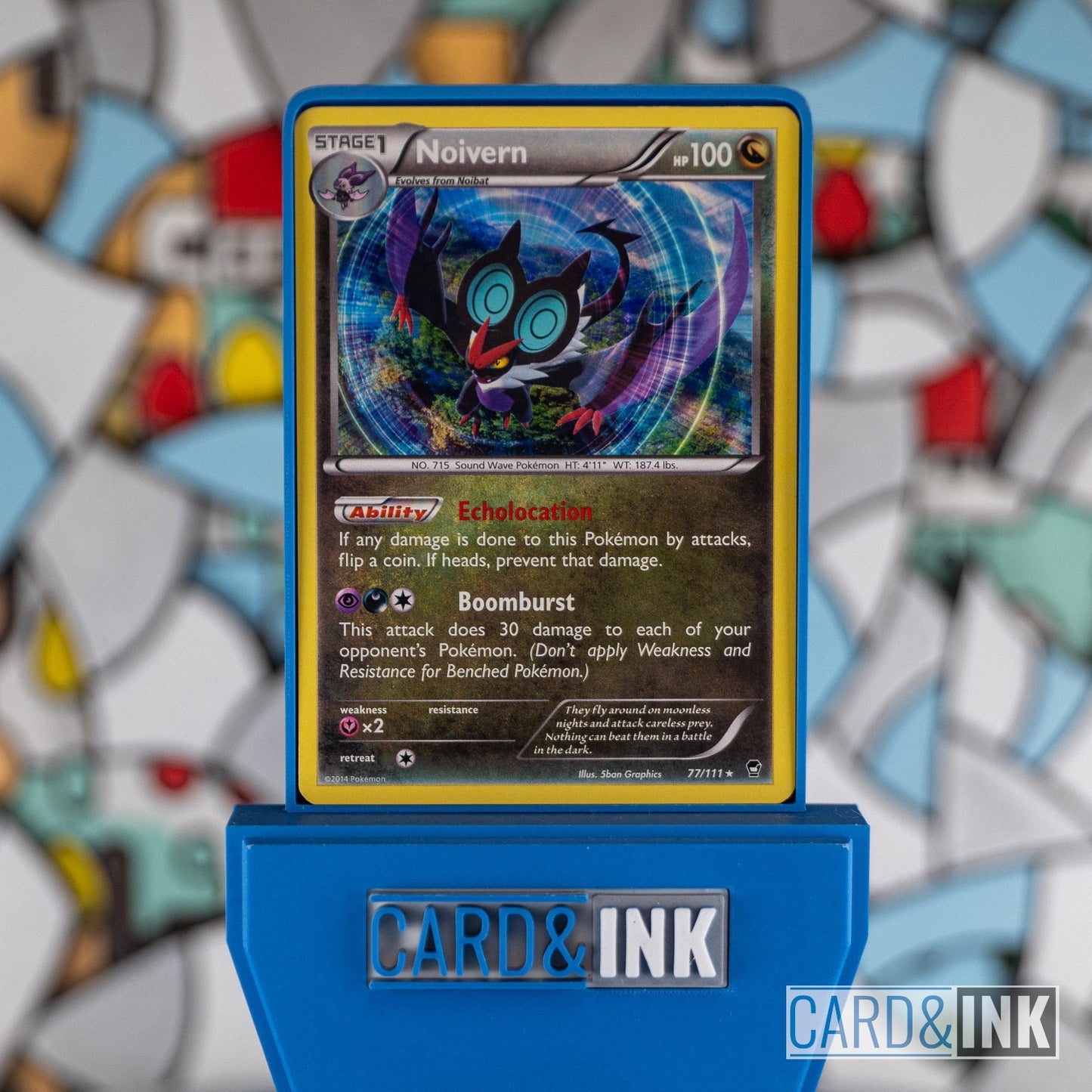 Noivern Holo Furious Fists 77/111 Pokemon Card LP - CIL-000343