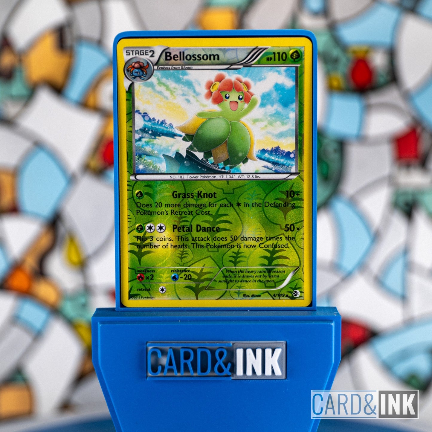 Bellossom Reverse Holo 4/149 Boundaries Crossed Pokemon Card LP - CIL-000139