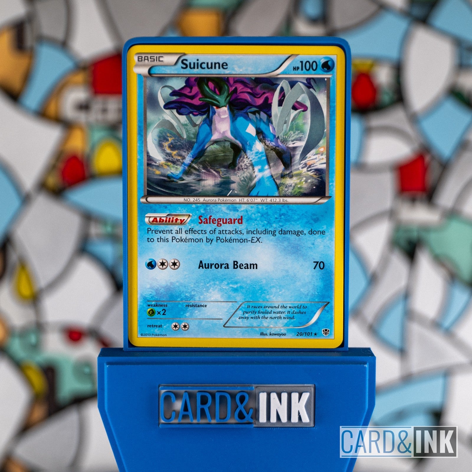 Suicune 20/101 Plasma Blast Pokemon Card NM - CIL-000216