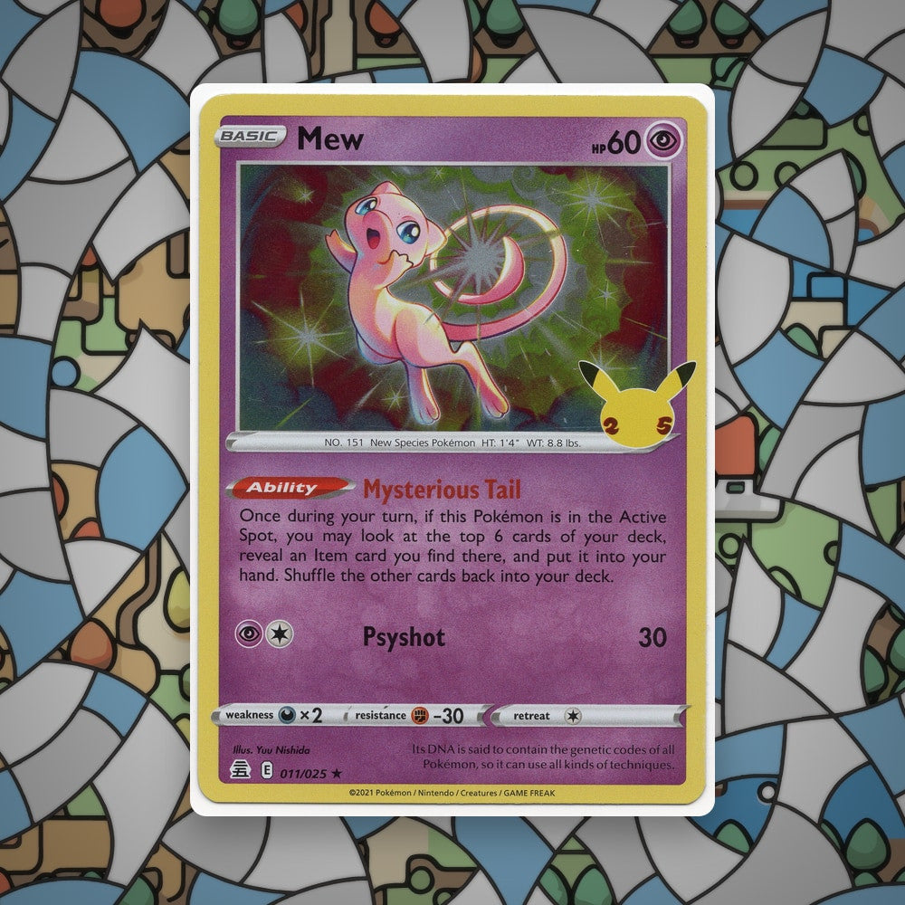 Pokemon Mew 011/025 Celebrations Holo LP - CIL-000531