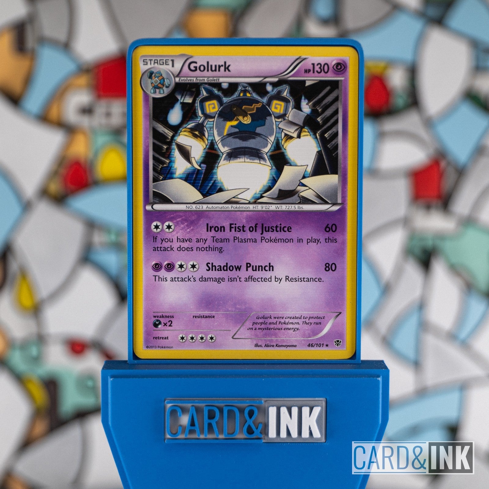 Golurk Holo 46/101 Plasma Blast Pokemon Card NM - CIL-000341