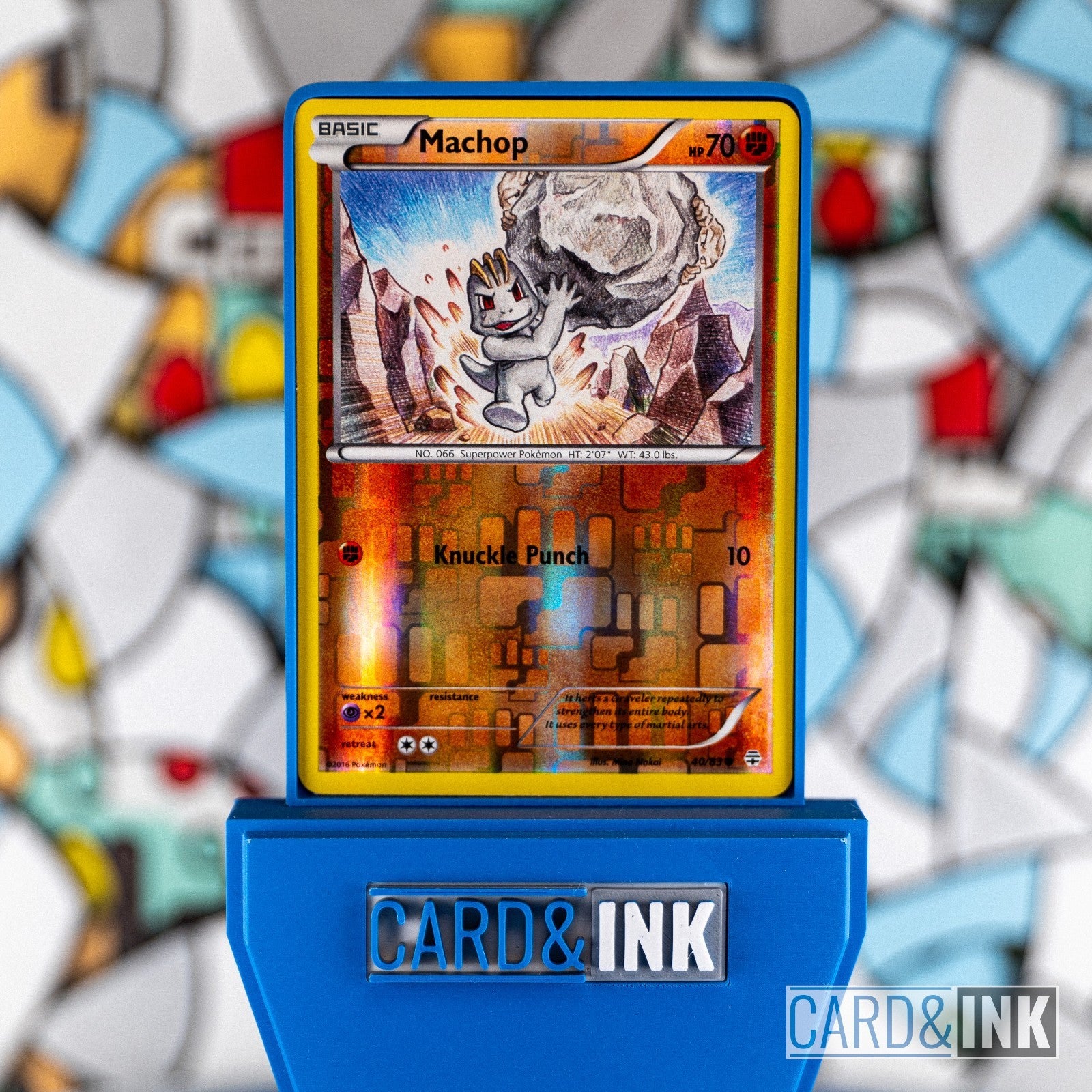 Machop Reverse Holo 40/83 XY Generations Pokemon Card MP - CIL-000280
