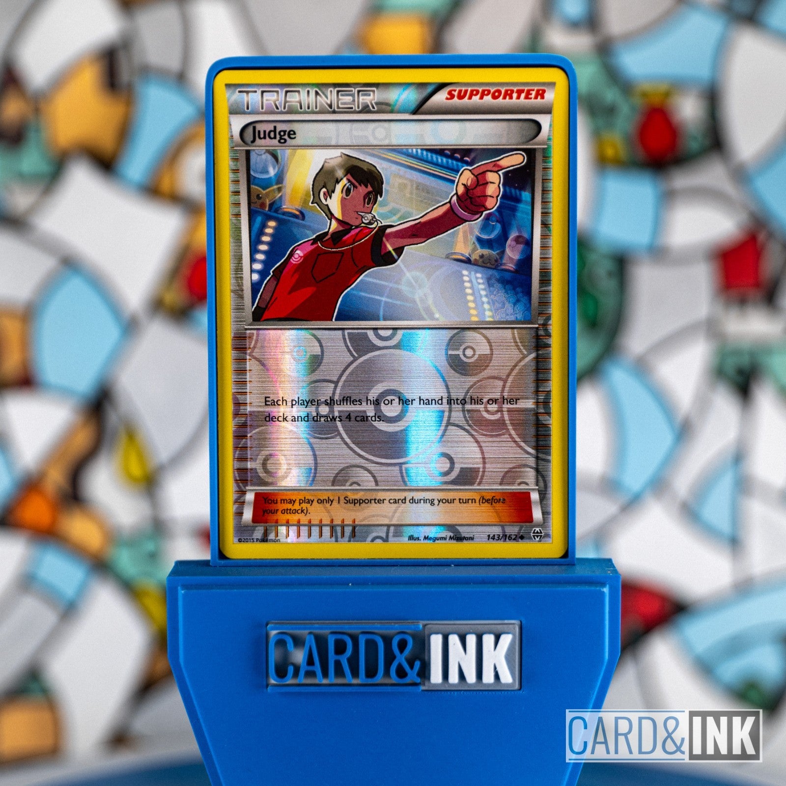 Judge Reverse Holo Trainer [143/162] (XY BREAKthrough) cardandink - CIL-000136