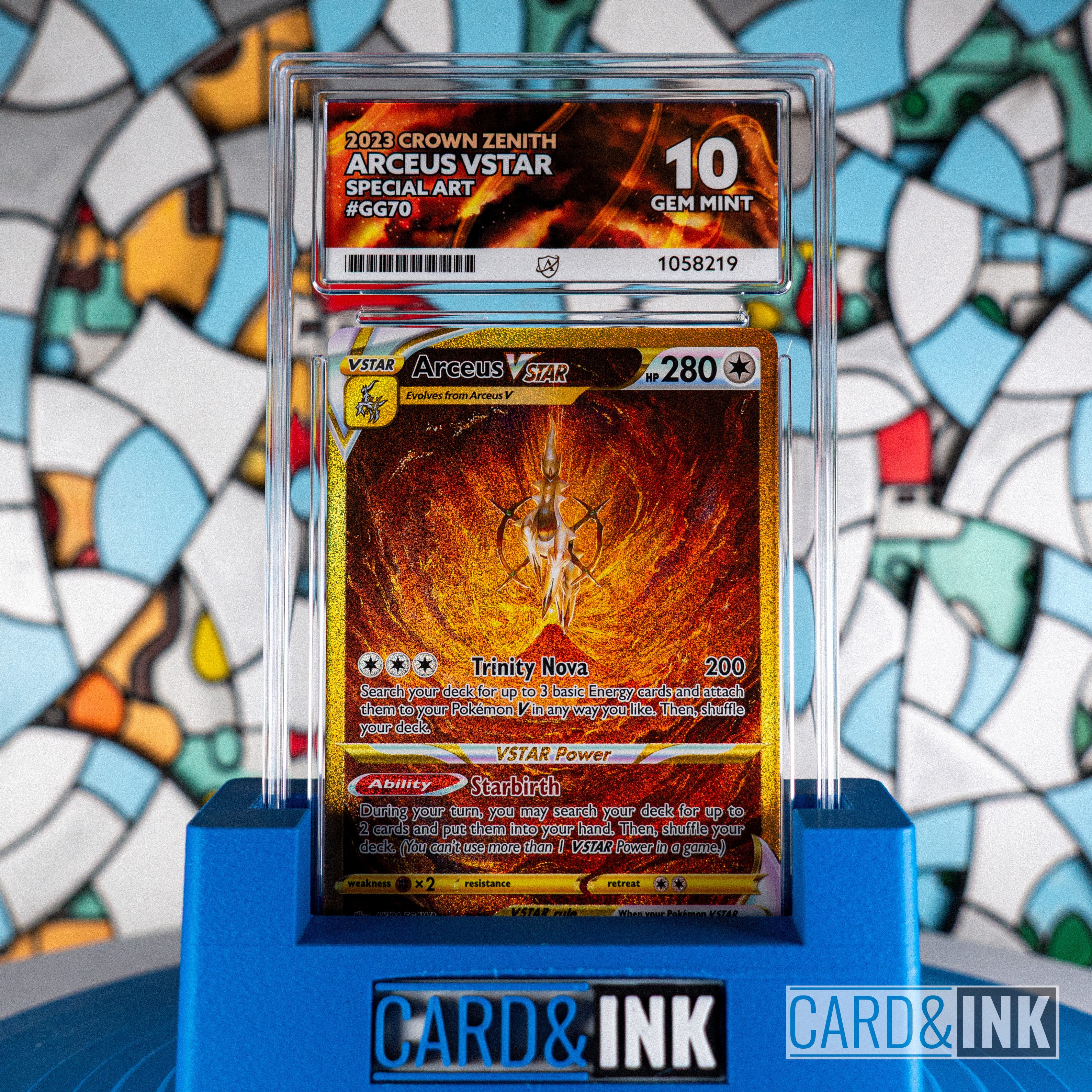 Arceus VSTAR GG70 Crown Zenith 2023 Pokemon ACE 10 - CIL-000494