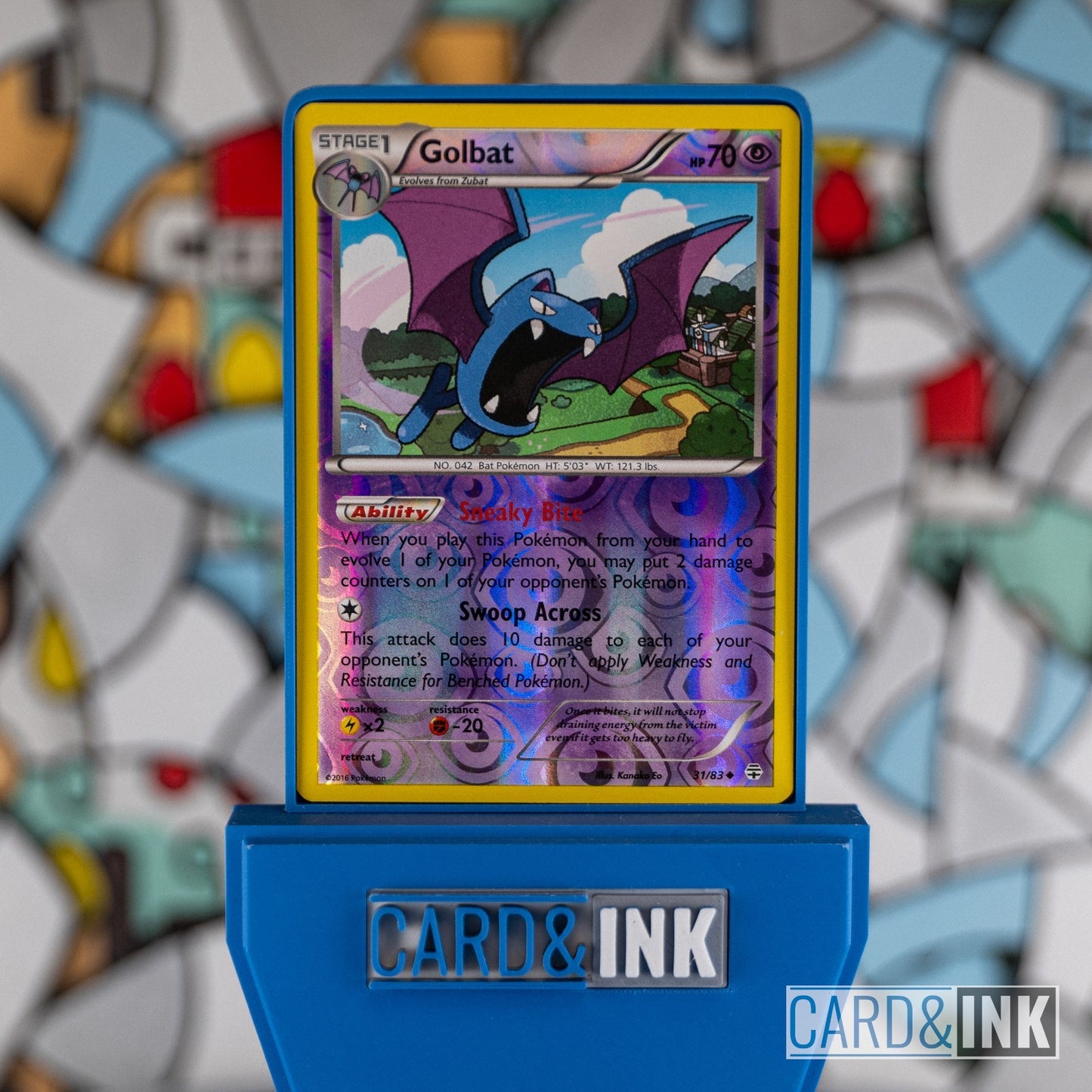 Golbat Reverse Holo 31/83 Generations Pokemon Card LP - CIL-000156