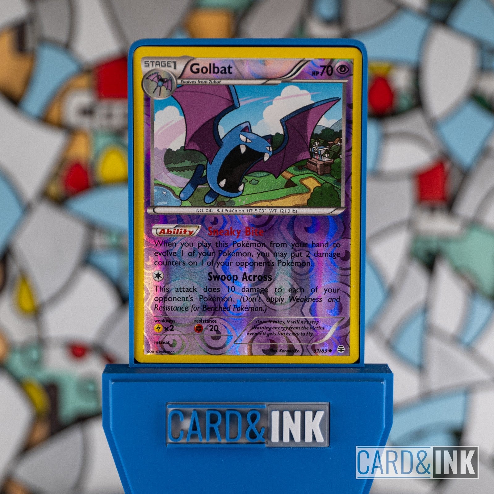 Golbat Reverse Holo 31/83 Generations Pokemon Card LP - CIL-000156