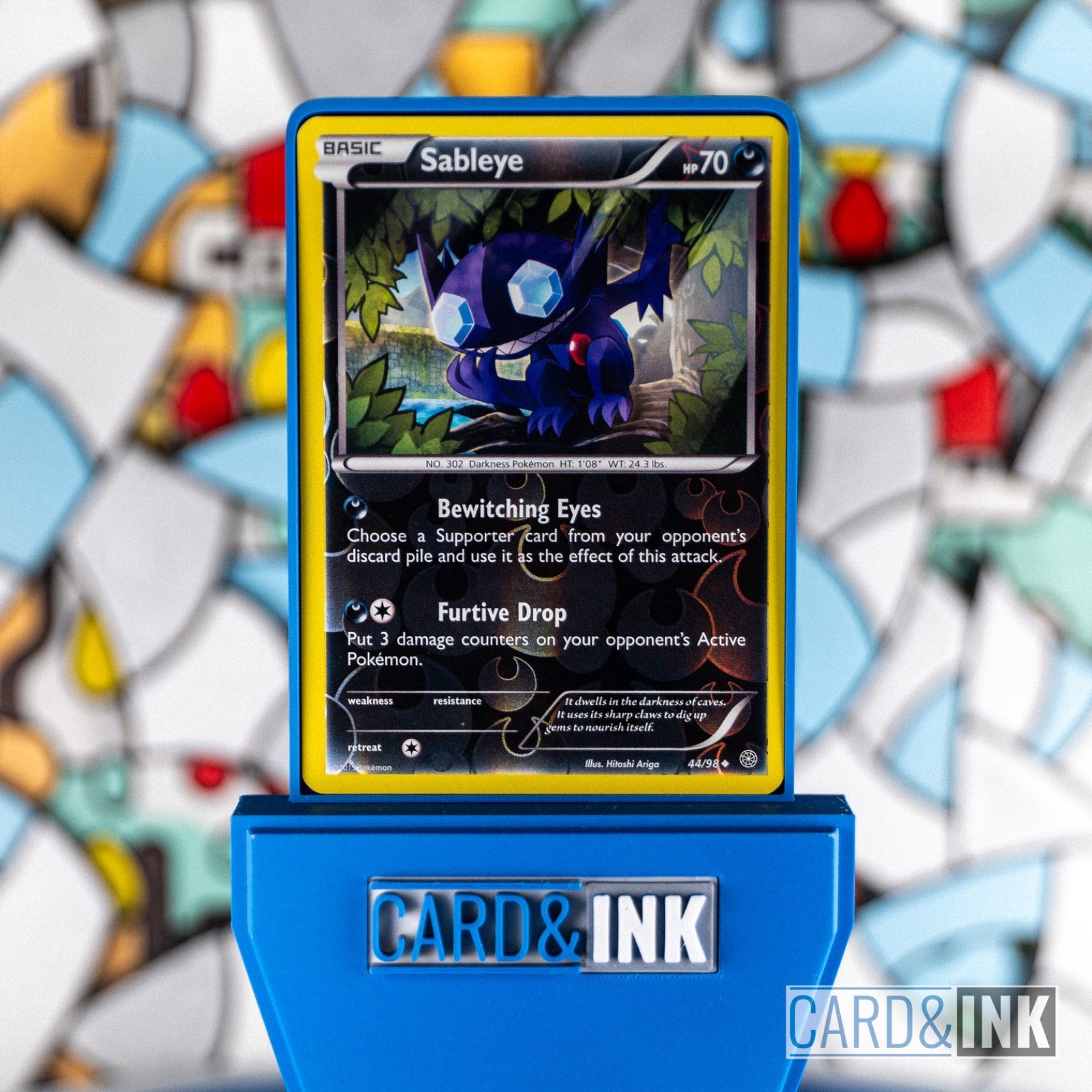 Sableye Reverse Holo 44/98 XY Ancient Origins Pokemon Card LP - CIL-000196