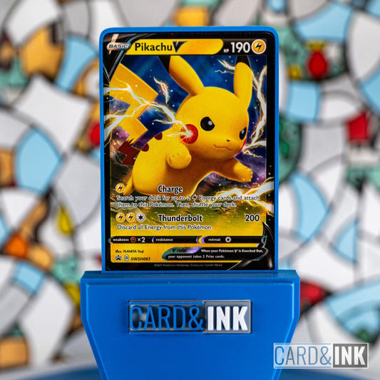 Pikachu V Black Star Promo SWSH061 Sword & Shield Pokemon Card NM - CIL-000038
