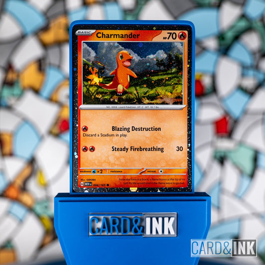 Charmander 004/165 Pokemon 151 Cosmos Holo Promo Pokemon Card NM - CIL-000383