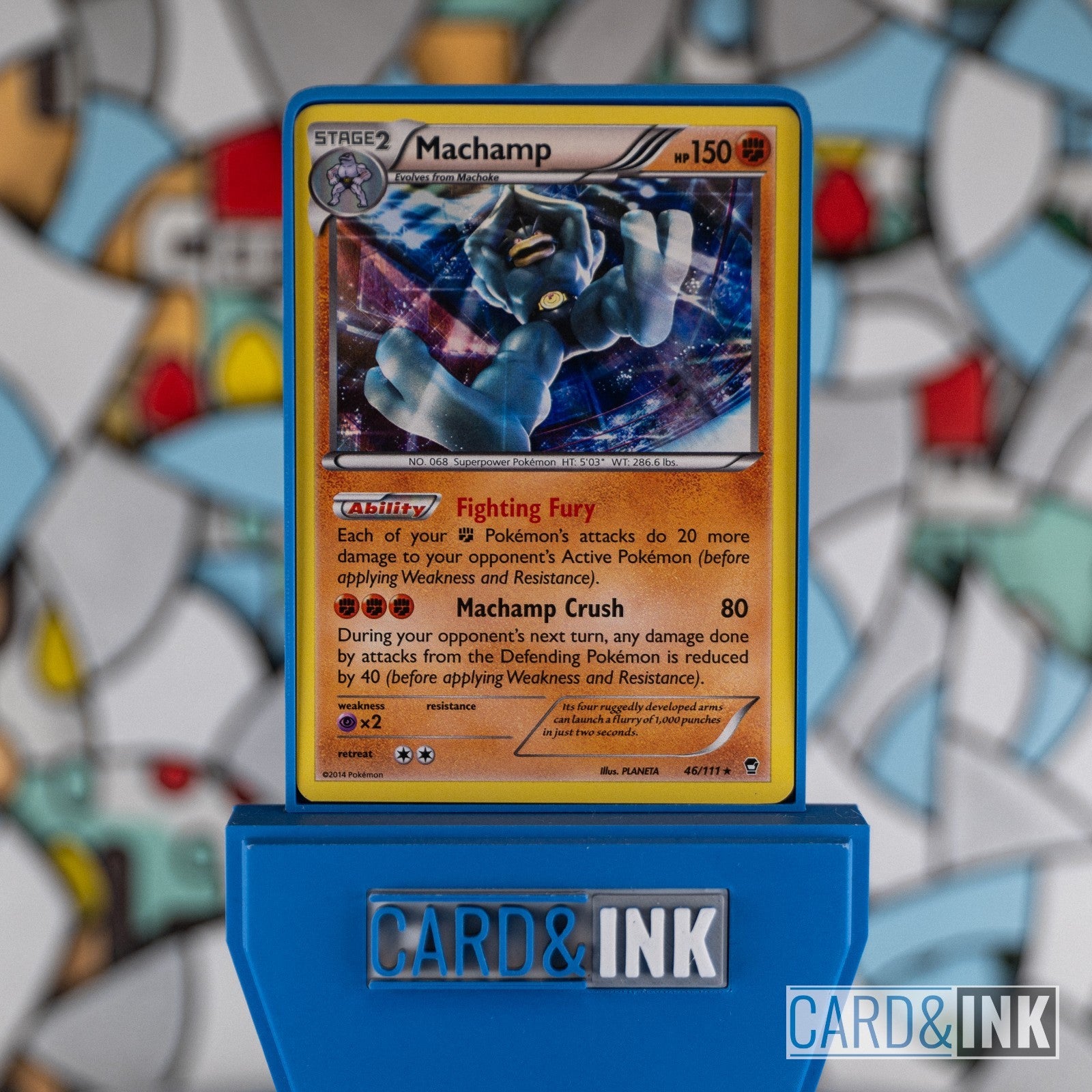 Machamp Holo Furious Fists 46/111 Pokemon Card NM - CIL-000222