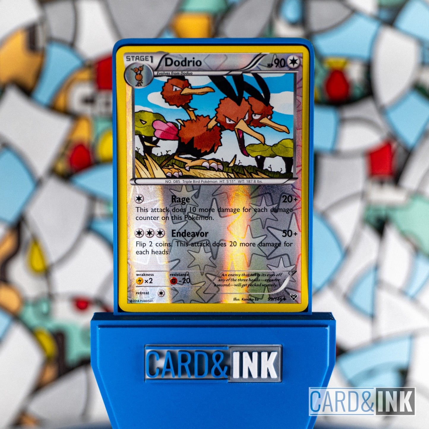 Dodrio 99/146 Reverse Holo XY Base Set Pokemon Card - CIL-000204