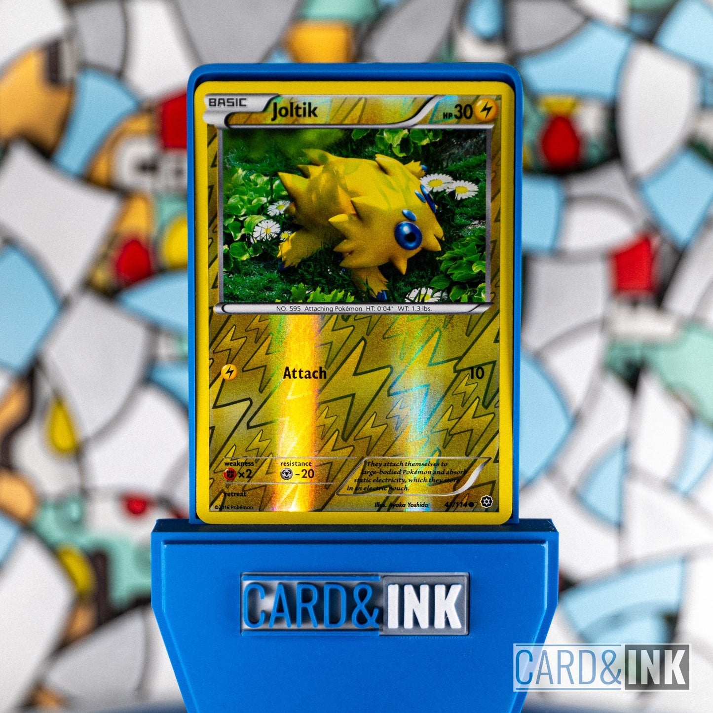 Joltik Reverse Holo 41/114 XY Steam Siege Pokemon Card LP - CIL-000181