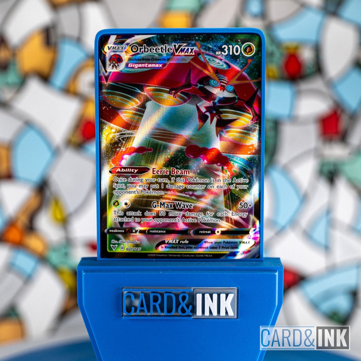 Orbeetle VMAX 021/185 Vivid Voltage Pokemon Card NM - CIL-000073