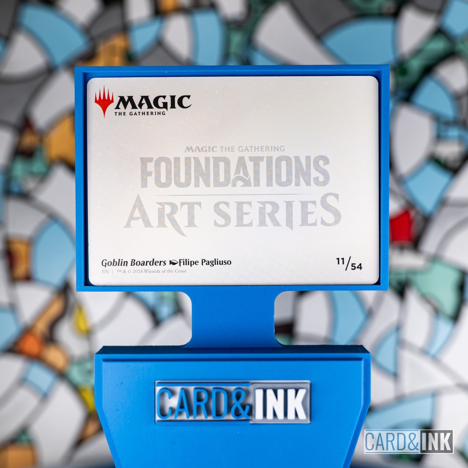 Goblin Boarders Autographed (Foundations Art Series) 11/54 cardandink - CIL-000007 image 2