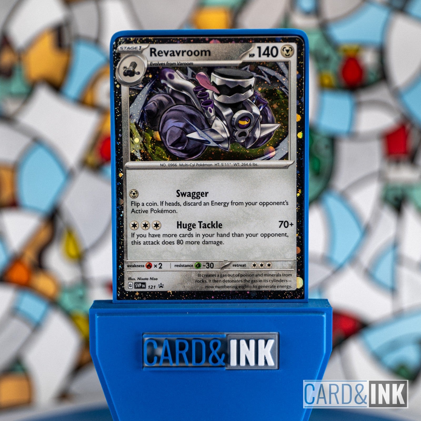 Revavroom SVP121 Black Star Promo Scarlet & Violet Pokemon Card NM - CIL-000085