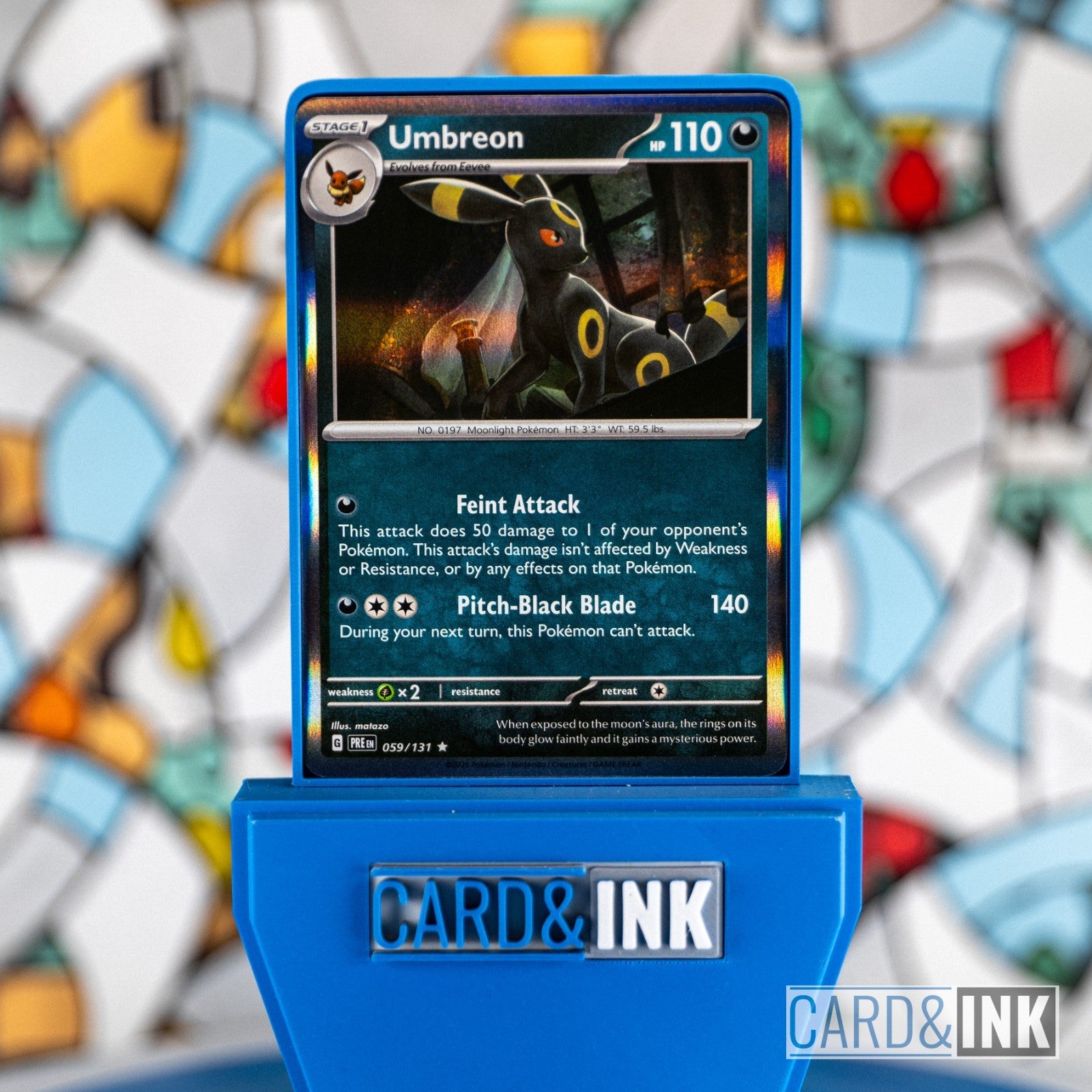 Umbreon Holo 059/131 Prismatic Evolutions Pokemon Card NM - CIL-000024