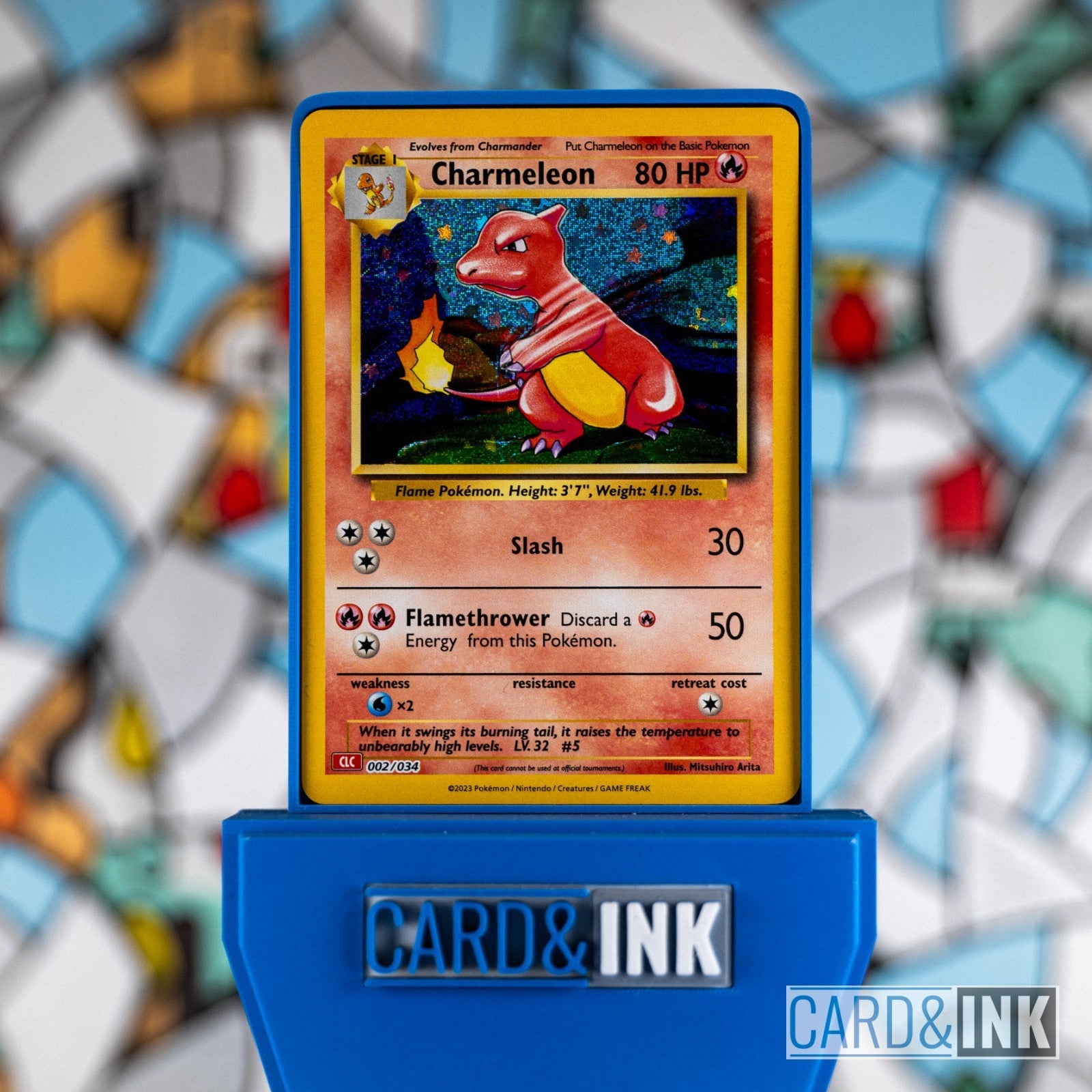 Charmeleon Holo 002/034 TCGC Charizard Deck Pokemon Card NM - CIL-000010