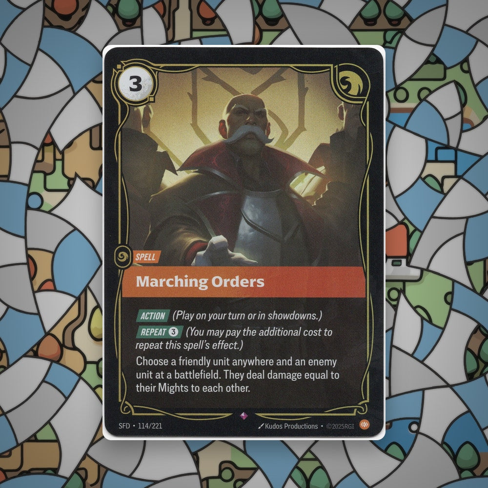 Riftbound LoL Spiritforged Marching Orders SFD 114/221 Rare Foil NM - CIL-000508