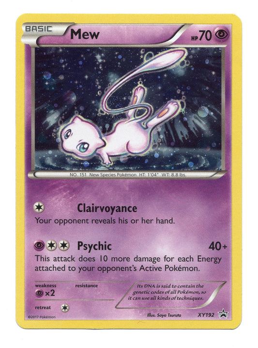 Pokemon Mew XY192 Black Star Promo Holo LP - CIL-000488
