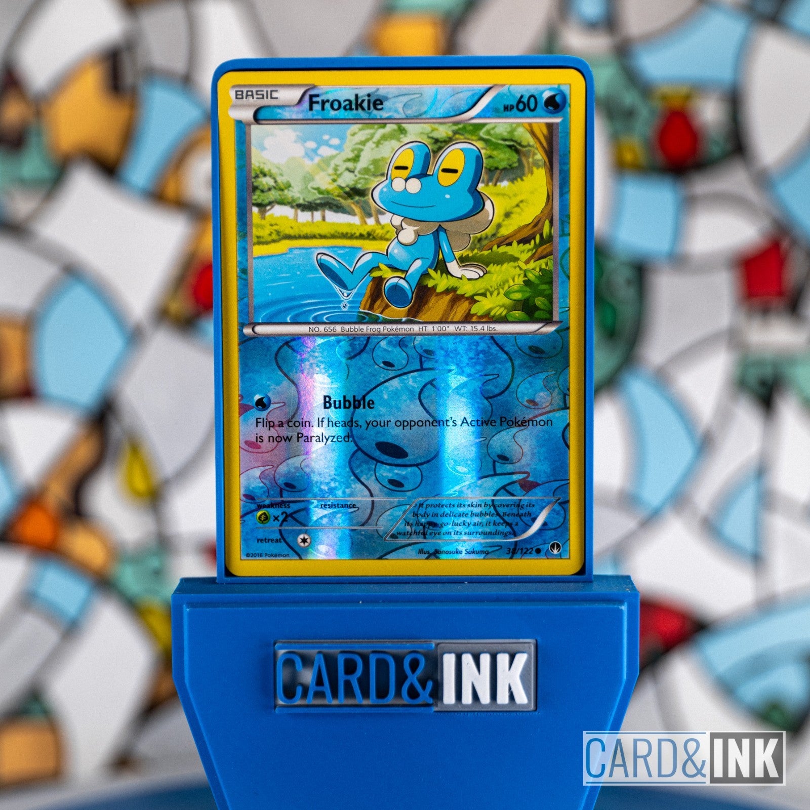Froakie Reverse Holo [28/122] (XY BREAKpoint) cardandink - CIL-000089