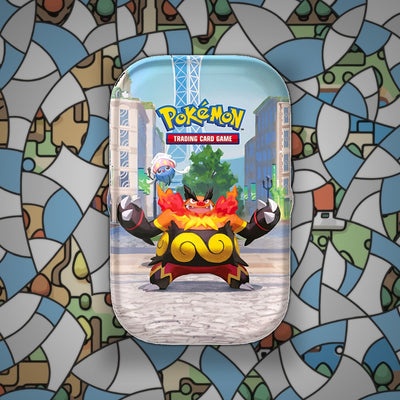 Pokemon TCG Lumiose City Mini Tin Emboar & Inkay Sealed